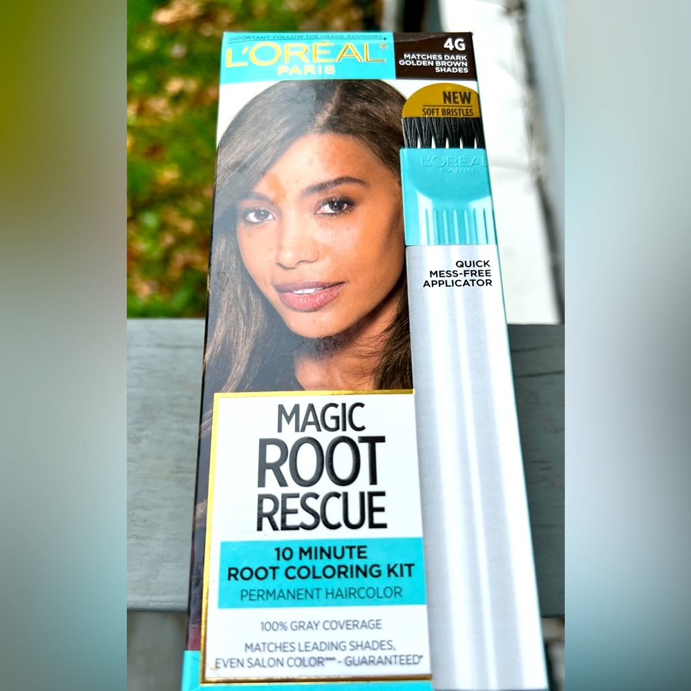 L’Oréal Magic Root Rescue sealed box 4G matches dark golden brown